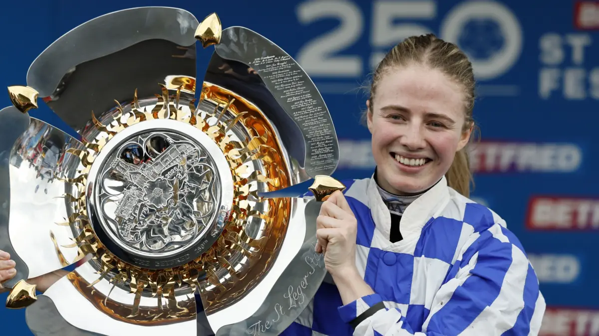 Historic St Leger Victory Lifts Fear of Failure for Jockey Saffie Osborne