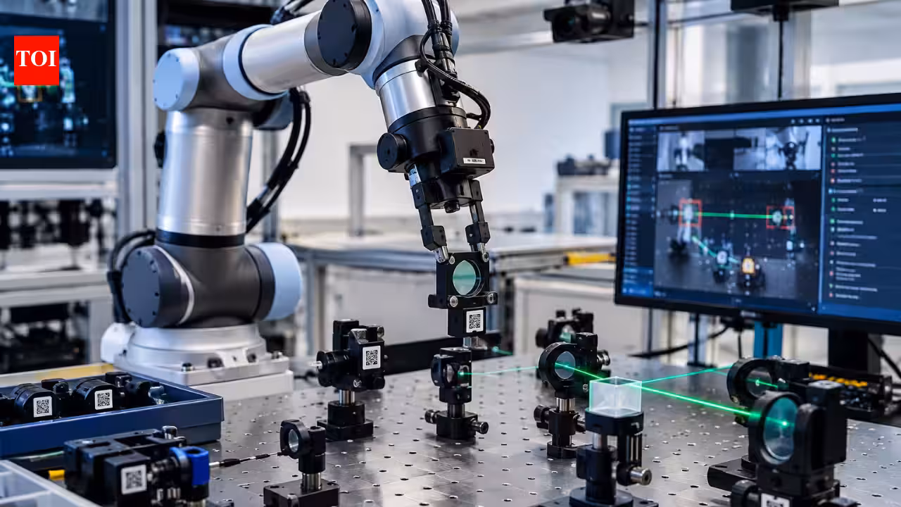 MIT Robotic Laboratory Builds and Self-Corrects Working Laser Cavity in Under 30 Minutes